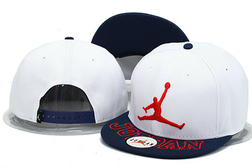 Jordan White Snapback Hat YS 0606